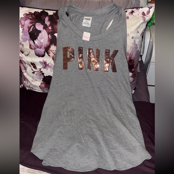 Victoria’s Secret pink bling tank top - Picture 1 of 1
